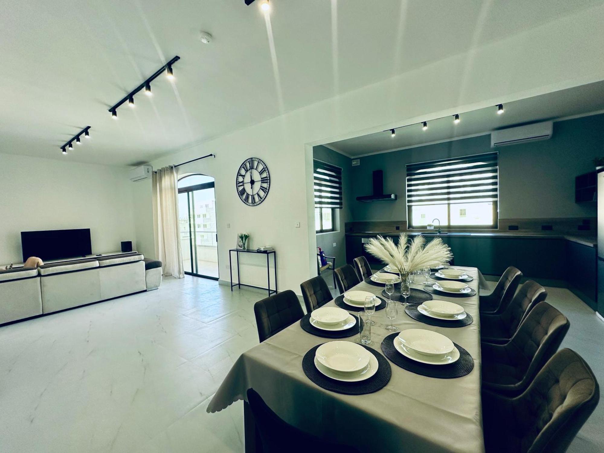 New, Modern And Spacious 4br In Apartment Mellieħa